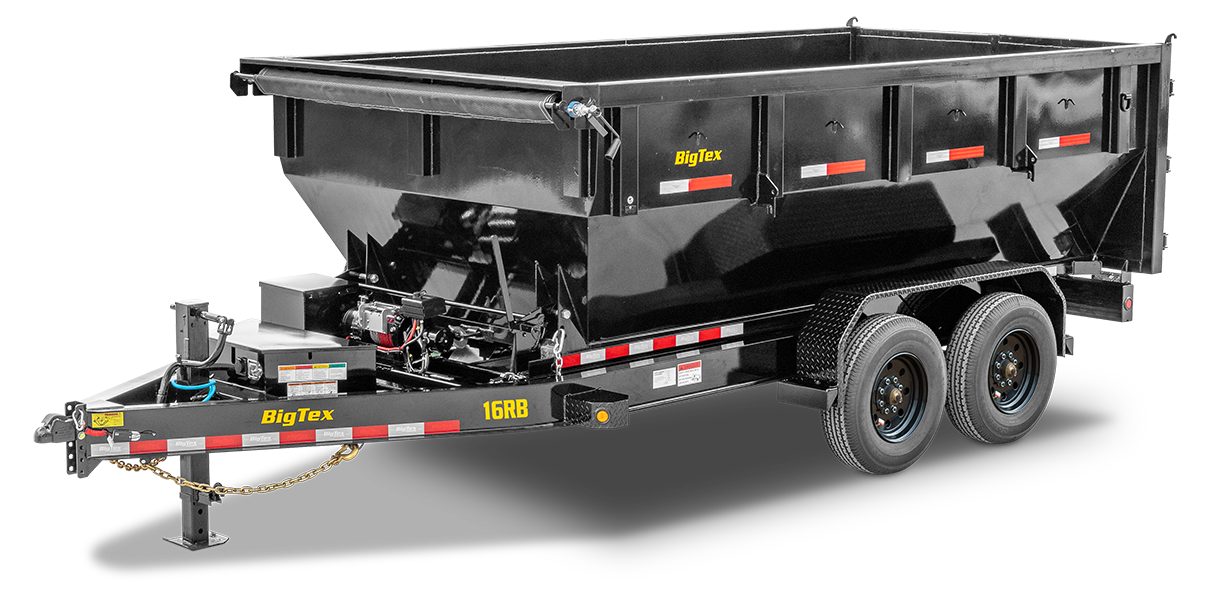 Big Tex Trailers 16RB RollOff Bumper Pull Dump