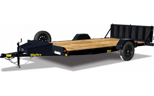 Big Tex 35UT 2,995#,SA,UT,(7 x 14) BLACK, BI-FOLD RAMPGATE