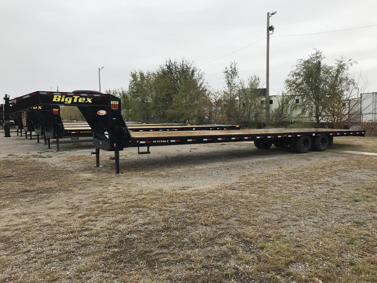 25gn 40 Big Tex Gooseneck Trailer 40 W 8 Slide In Ramps Hot Shot Trailer Northwest Arkansas Trailer Sales In Fayetteville Ar