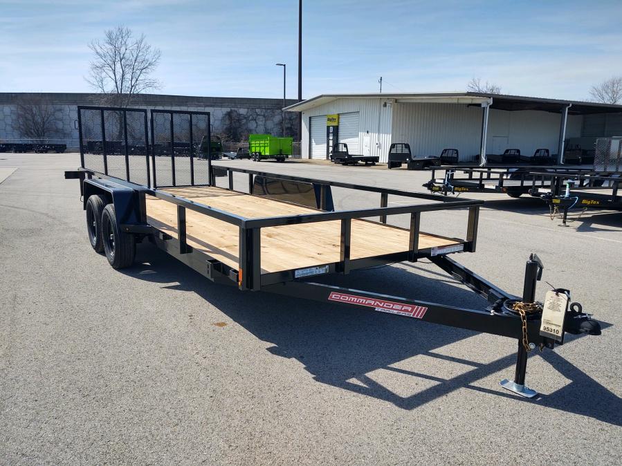 CUE- COM. 7K RESID. TANDEM AXLE UTILITY – 7X18 BLACK – STND image 0