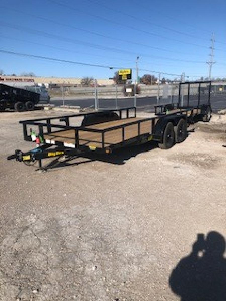 Big Tex 70PIX 83" x 16 Tandem Axle Pipe Top Utility Trailer Big Tex