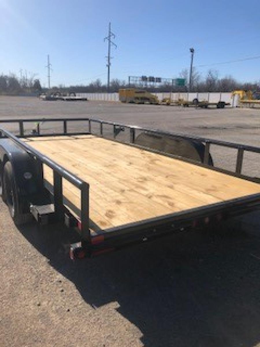 Big Tex 70PIX 83" x 16 Tandem Axle Pipe Top Utility Trailer Big Tex