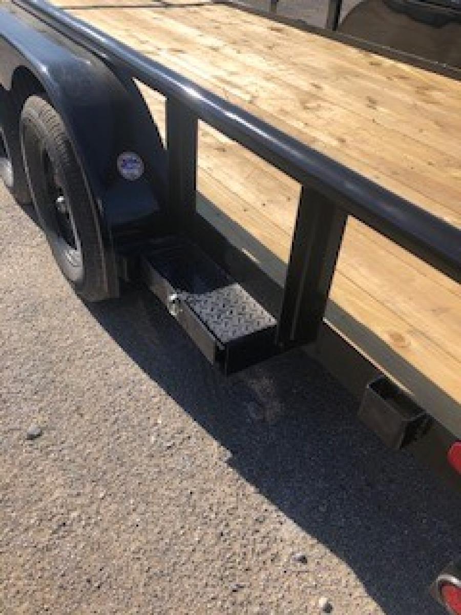 Big Tex 70PIX 83" x 16 Tandem Axle Pipe Top Utility Trailer Big Tex