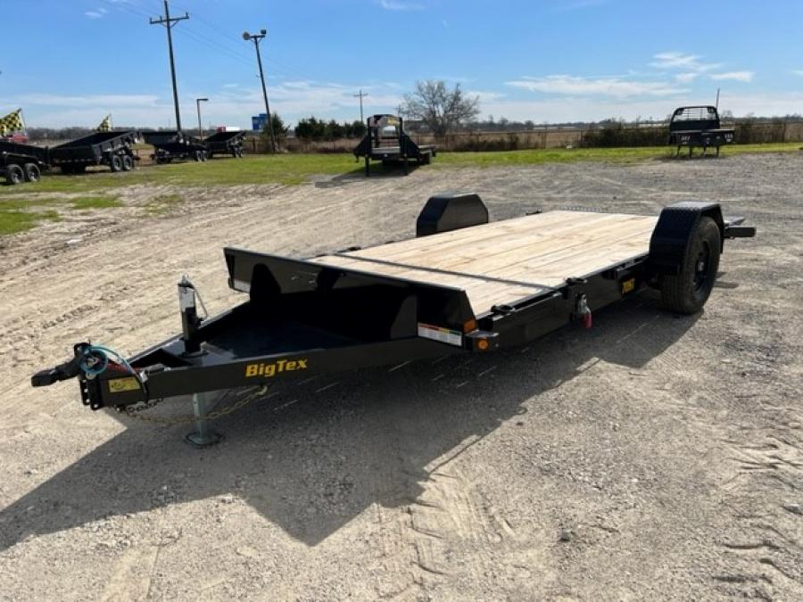 Big Tex 70ST 7K SINGLE AXLE TILT (81"x16) BLACK Big Tex Trailer World