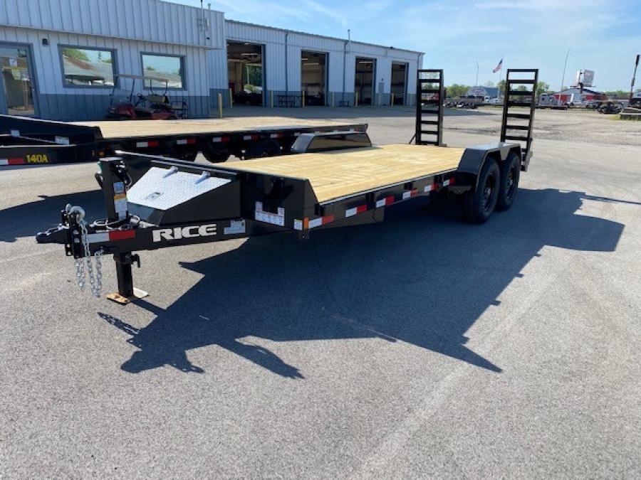 Rice Trailers FME RICE R SERIES MAGNUM 14K EQ 16+2 BLACK W/TOOLBOX
