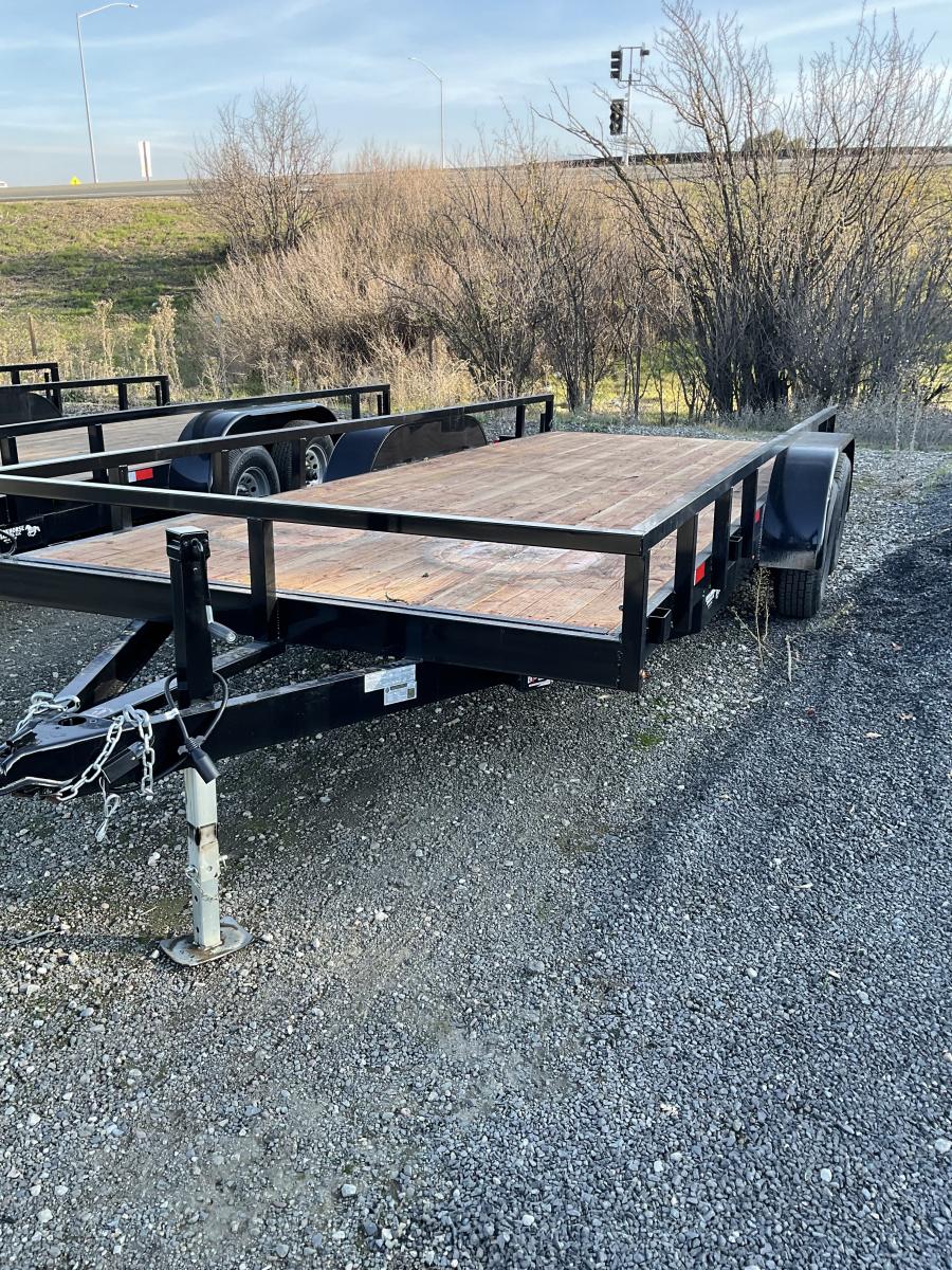 WHUT WORK HORSE 10K 7X18 TANDEM AXL UTILITY TRAILER VALUE Big Tex Trailer World